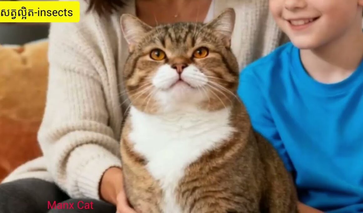 The Manx Cat – Unique, Playful, and Loyal! #ManxCat #TaillessCat #IsleOfManCat #CuteCats #CatBreeds