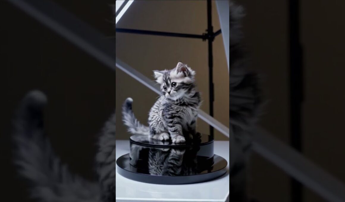 cute kitten LaPerm | Gato LaPerm #cute #funny #pets #cat #petsfofinhos #guineapighome #kitten