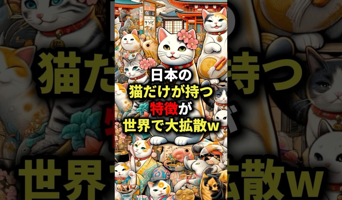 日本の猫だけが持つ特徴が世界で大拡散w #海外の反応
