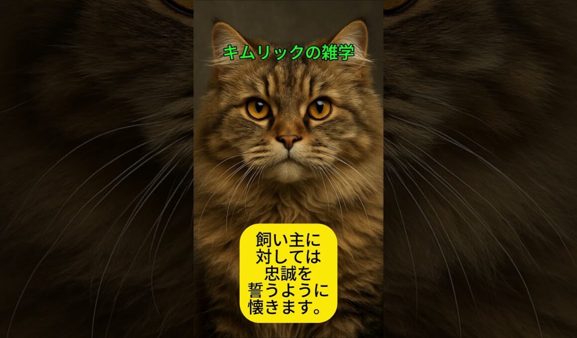 キムリックの雑学 #プチ知識 #雑学 #キムリック #猫 #ネコ科
