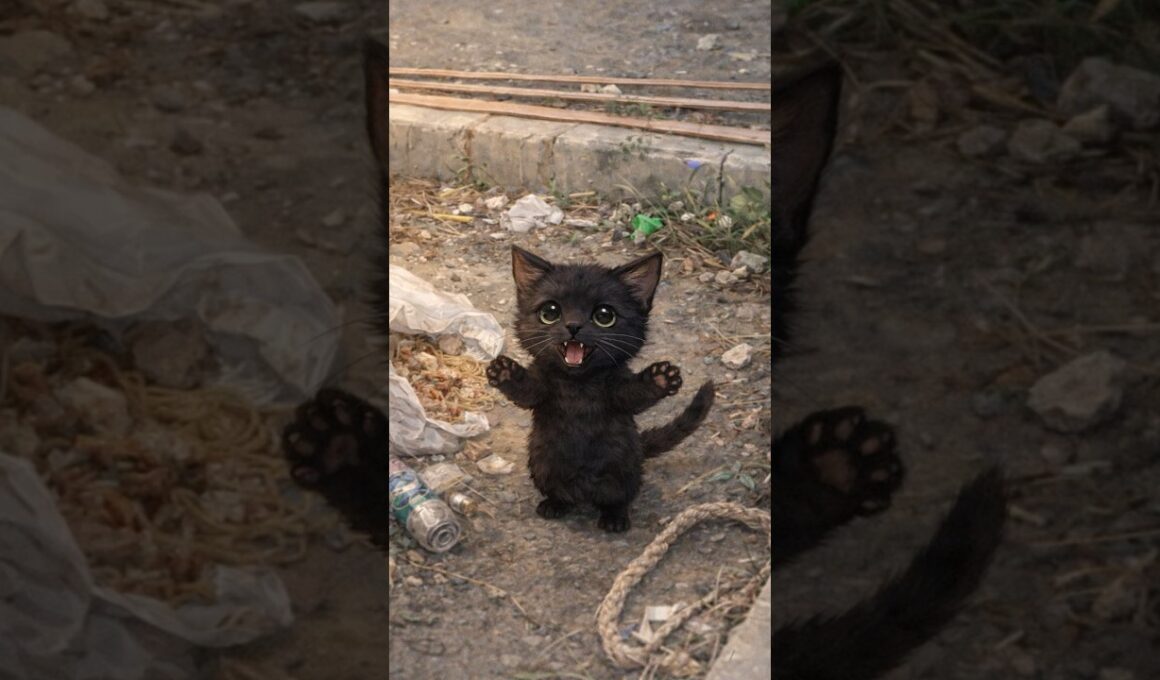 毎日待っていた子猫 #保護猫 #cat #shorts #子ネコ