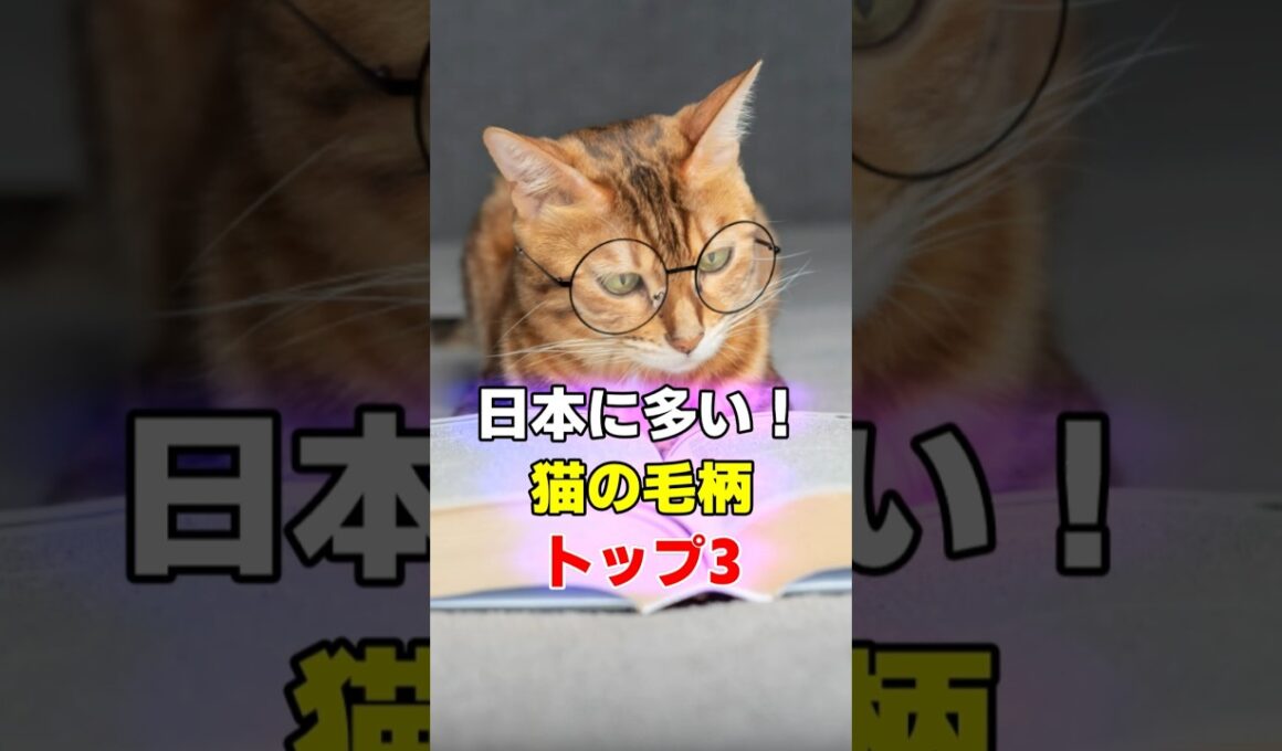 日本の猫柄ランキング！日本に多い猫の毛色の特徴や性格　#猫の模様 #猫 #ねこ