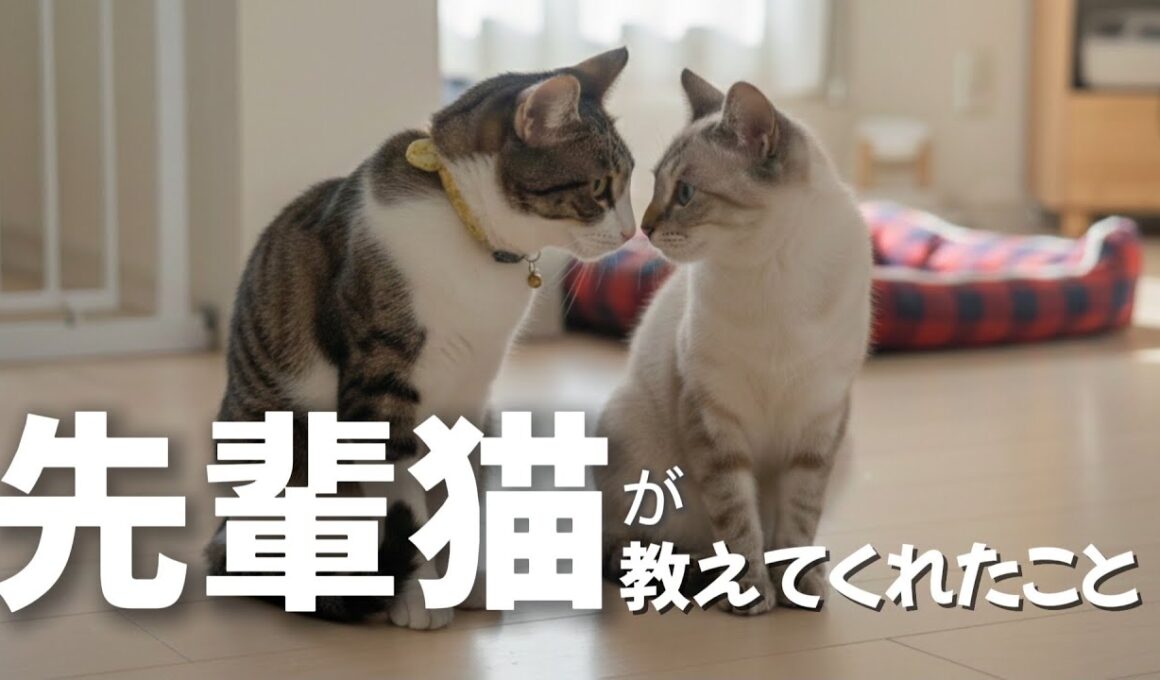 【感動】子猫の教育係りになった猫の、大変すぎた3ヶ月間（総集編）