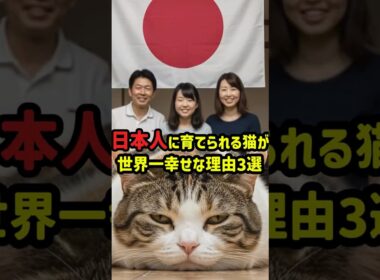 日本人が飼うと猫が幸せになる３つの理由