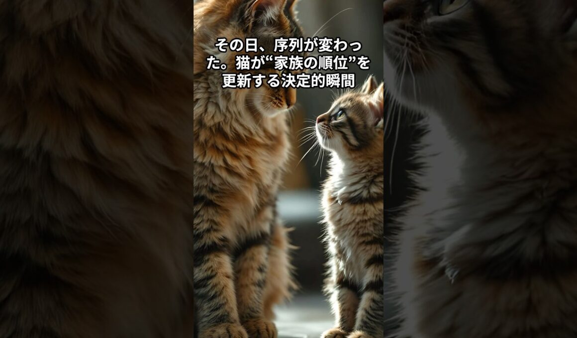 その日、序列が変わった。猫が“家族の順位”を更新する決定的瞬間　 #猫 #雑学 #ねこ #猫のいる生活 #猫好き #猫の雑学 #ネコ #名もなき風景 #cat