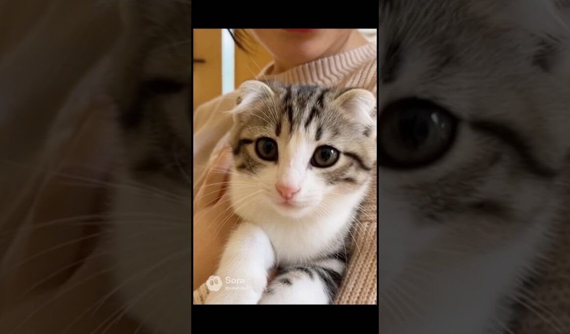 マメちゃんミケちゃんが、アメリカンカールの子猫を連れて帰って来た🥰