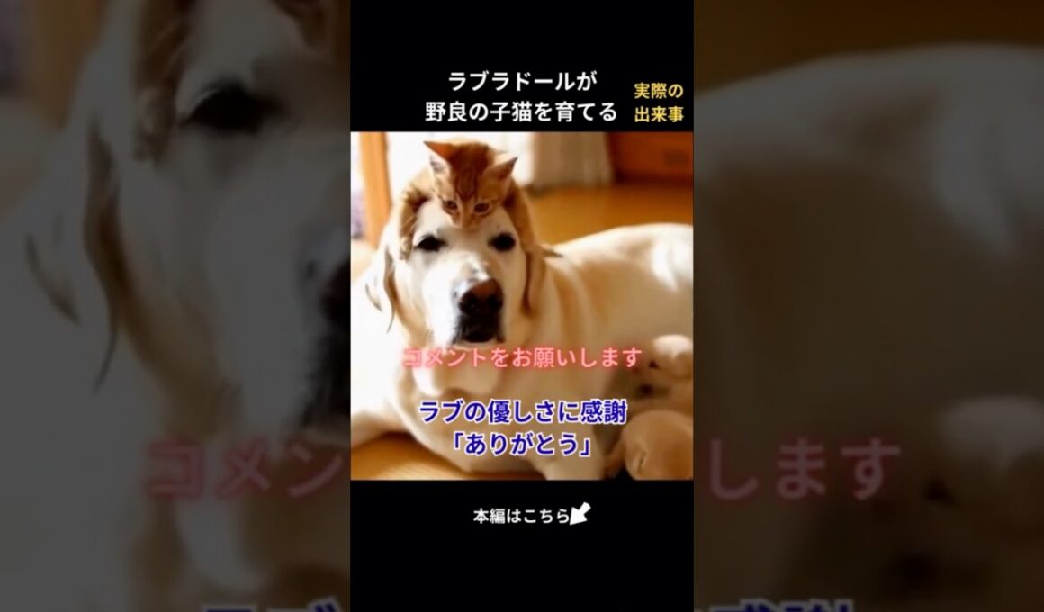 捨てられた子猫を拾った犬 その後の展開に涙が止まりません #保護猫  #猫動画  #泣ける話 #猫