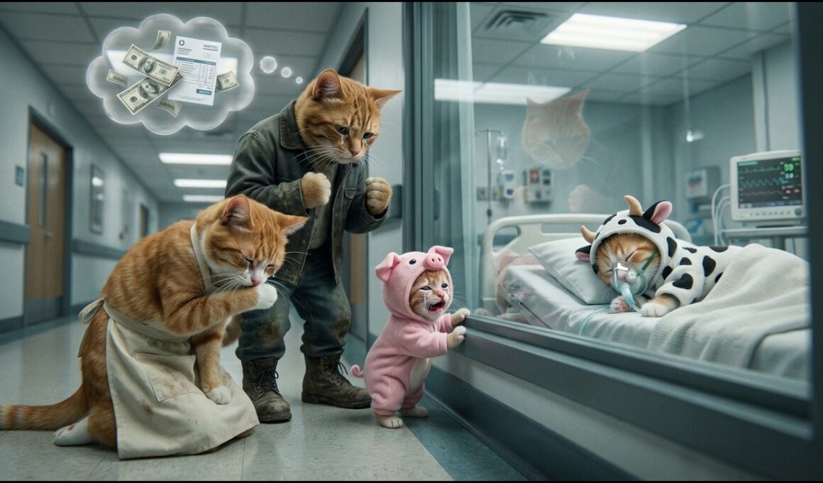 病気の子猫を救うために決して諦めなかったママ猫とパパ猫 — 心温まる物語🐱❤️