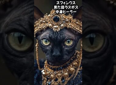 スフィンクス 見た目ラスボス、中身ヒーラー #動物 #動物雑学 #豆知識 #雑学