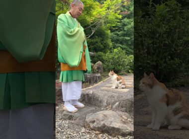 取材中の一コマ