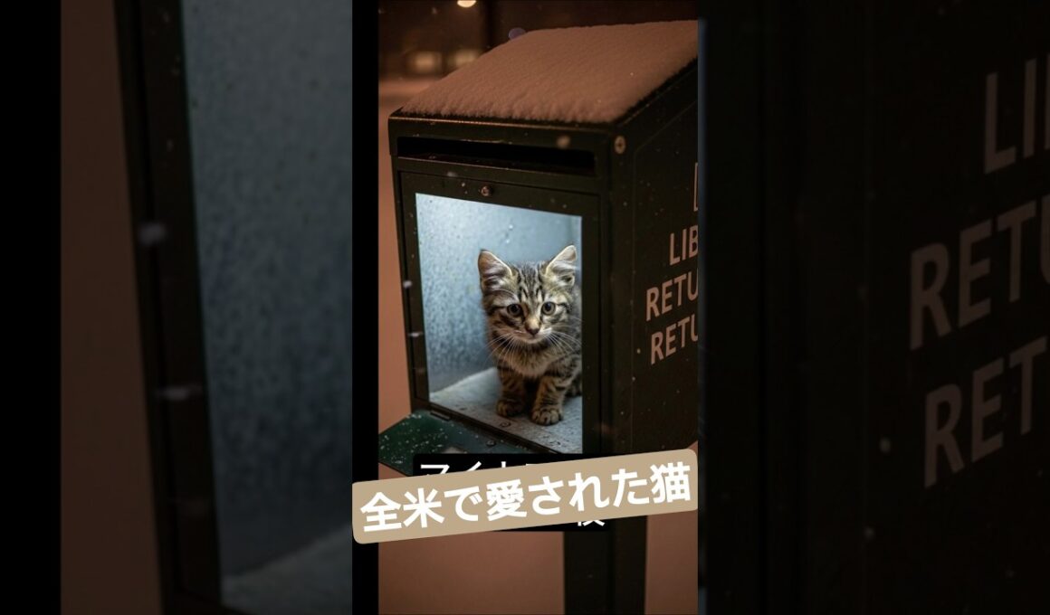 【実話】極寒のポストに捨てられていた子猫の奇跡「デューイ」