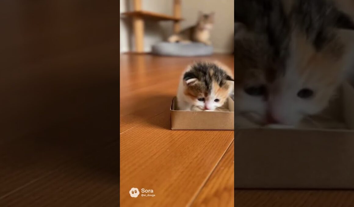 頭隠して尻隠さず？ #cat #kitty #pets #子猫 #猫 #赤ちゃん猫