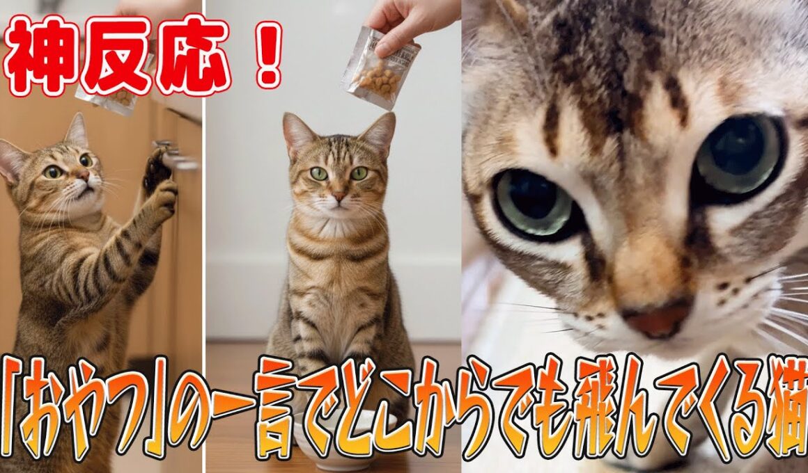 【シンガプーラ】「おやつ」の一言でどこからでも飛んでくる猫！がこちらです！神反応