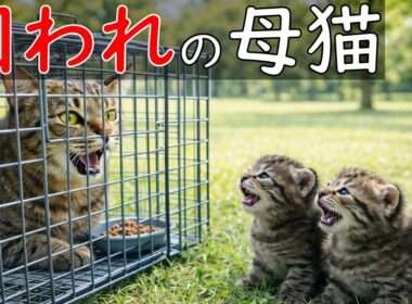 連れ去られた母猫と残された子猫【猫感動物語】