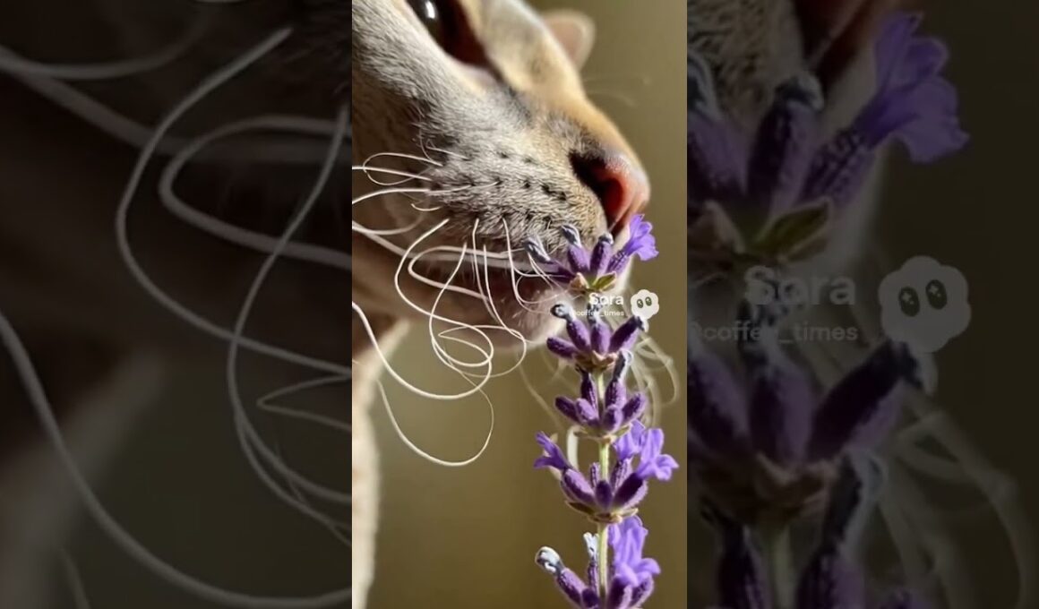 【神秘】ヒゲまで「天然パーマ」！？コーニッシュレックスの鼻先 / Curly Whiskers: The Unique Cornish Rex Sniff #shorts