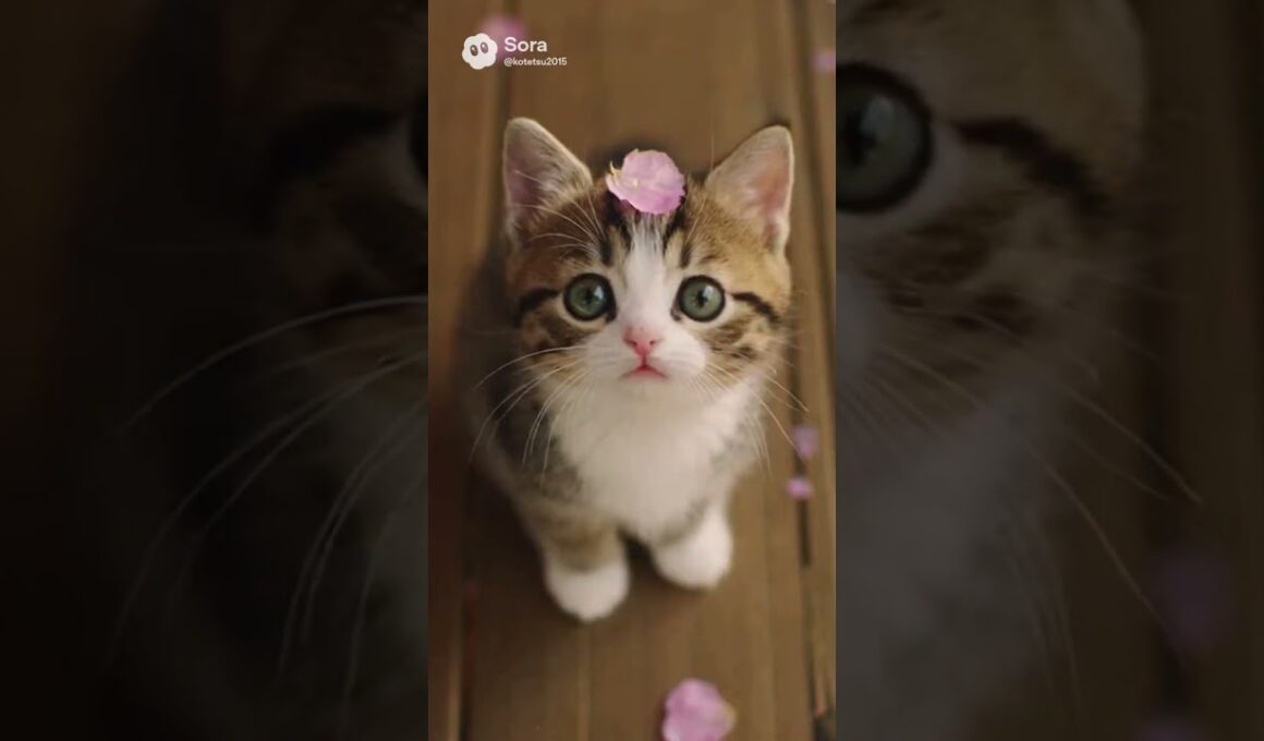 5匹な子猫とおばあちゃん❣️