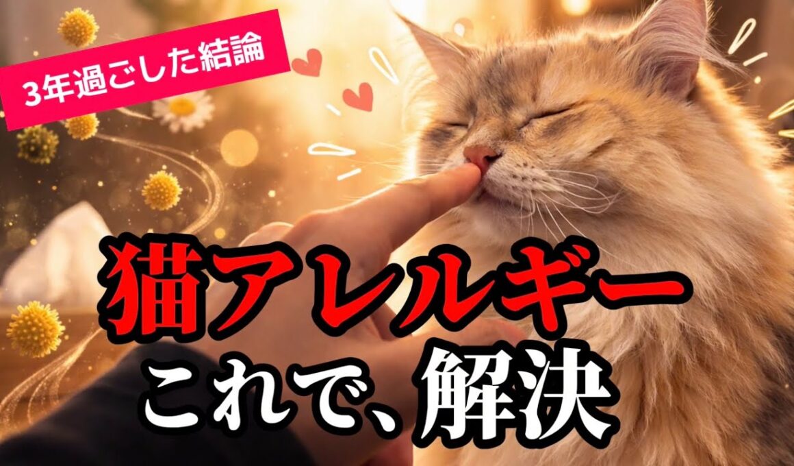 サイベリアンは猫アレルギーでも飼える？クラス3の私が3年間暮らした結果