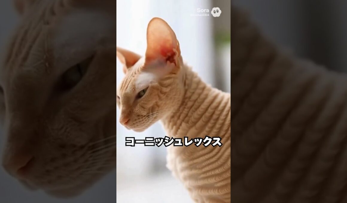 コーニッシュレックスの毛、波打ってる!?🐾✨ “レックス毛”の正体｜猫の雑学 #Shorts #猫のいる暮らし #cat #猫好きさんと繋がりたい #猫の雑学