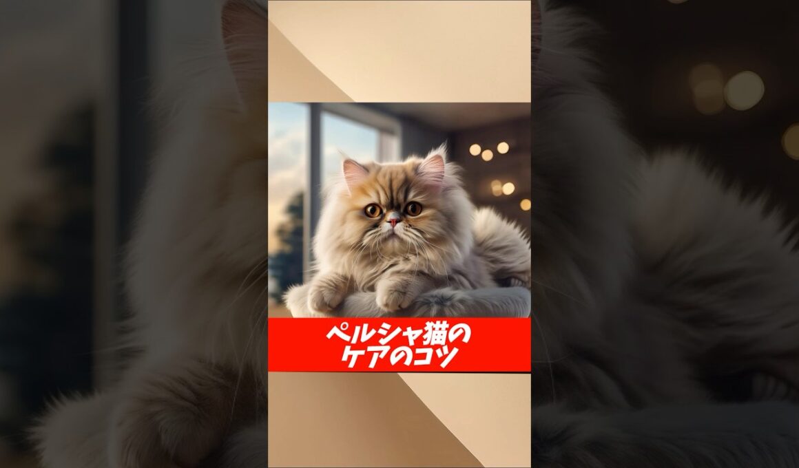 ペルシャ猫のケアは大変？長毛猫との暮らしのコツ