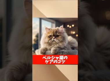 ペルシャ猫のケアは大変？長毛猫との暮らしのコツ