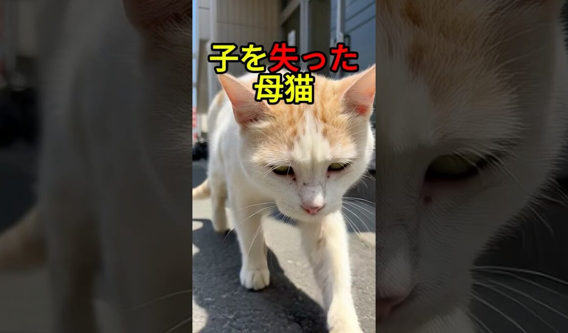 子猫を失った母猫、施設に保護されて出会ったのは【感動物語】 #shorts