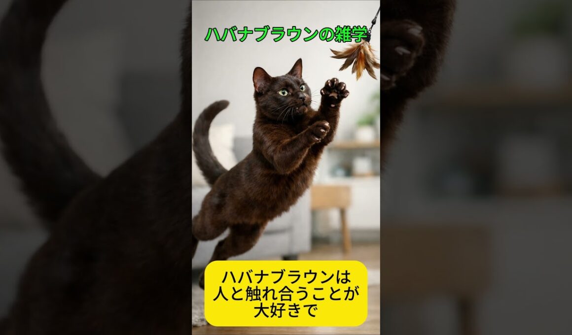 ハバナブラウンの雑学 #雑学 #プチ知識 #ハバナブラウン #短毛種 #猫