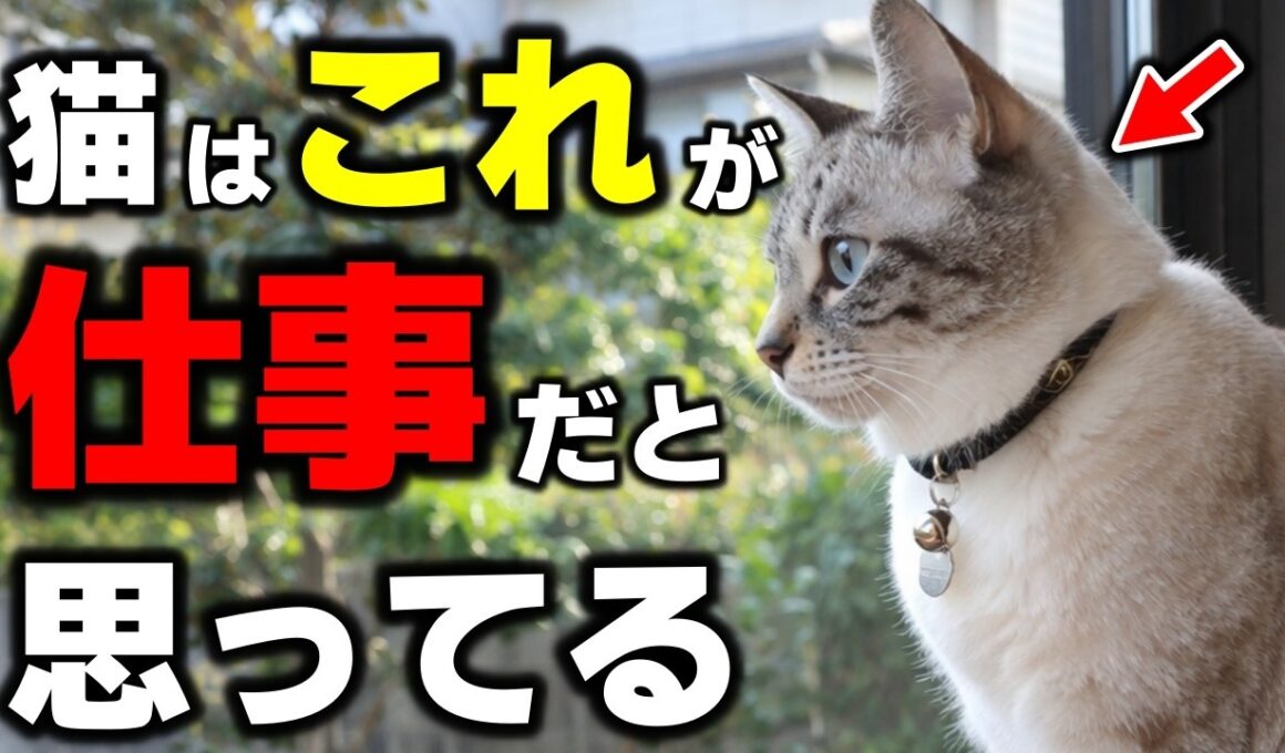 猫が本気でやってる10の“仕事”、実はこんな理由があった