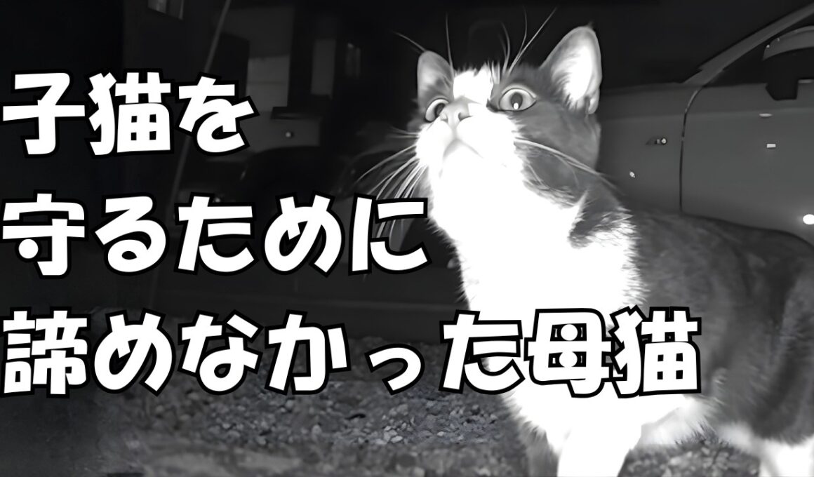 子猫を守り続けた母猫が、親子で暮らせるようになるまで