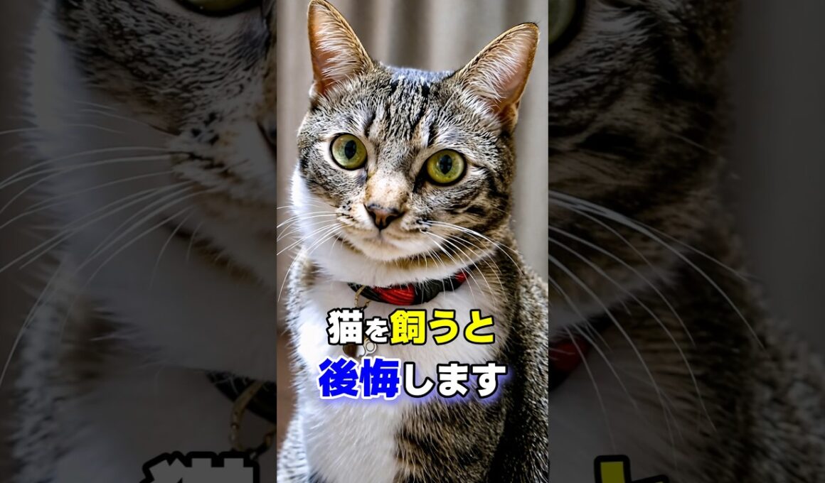 猫を飼うのを勧めない7つの理由 #猫 #猫雑学 #ねこたんの解説