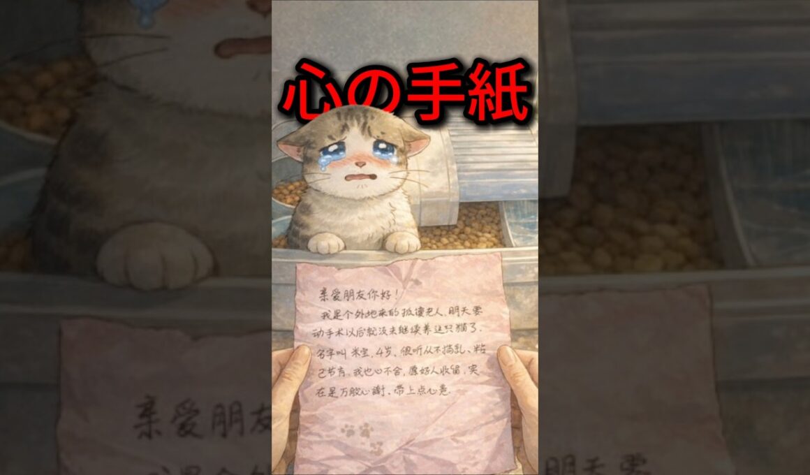捨てられたと思った子猫…箱の中に“手紙”があった