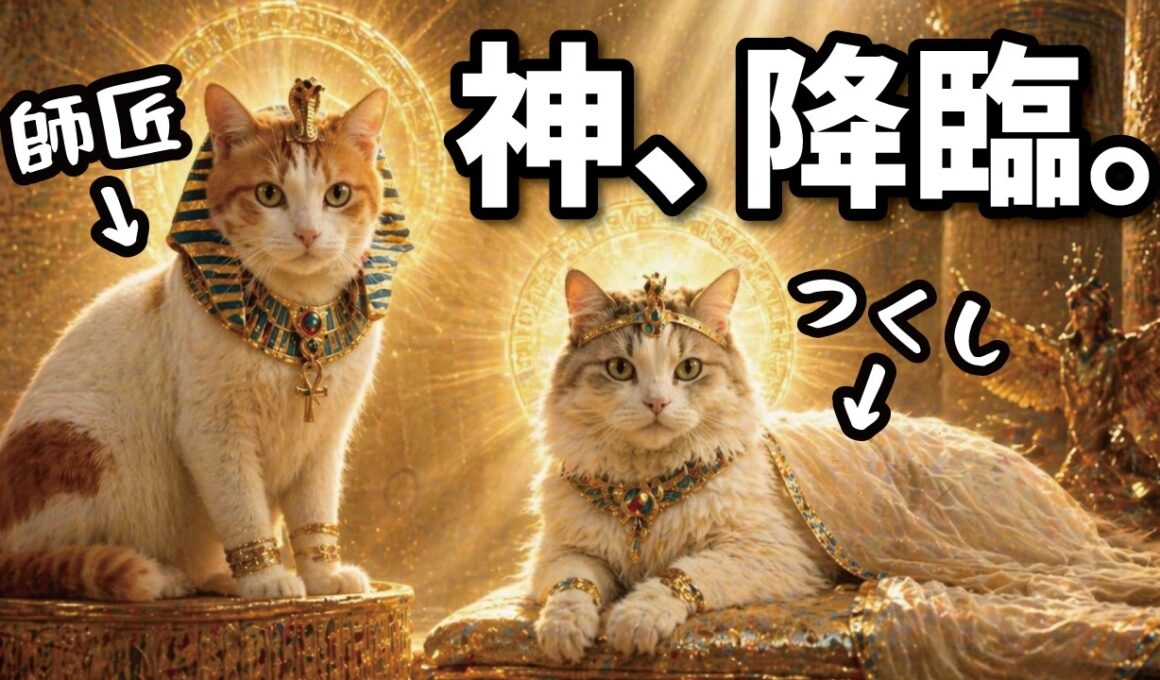 【検証】猫にエジプトの音楽を聴かせると神様だった頃の記憶が蘇るらしい…