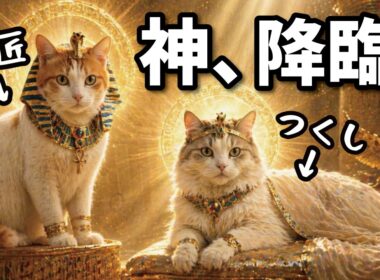 【検証】猫にエジプトの音楽を聴かせると神様だった頃の記憶が蘇るらしい…