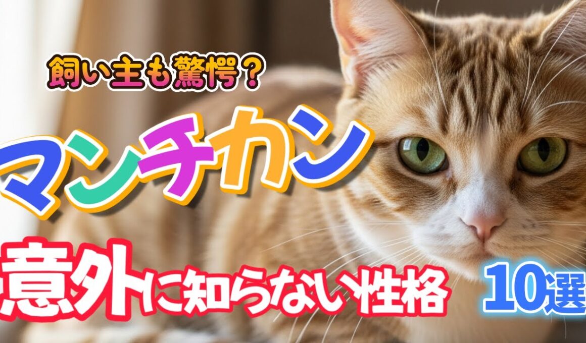 実は飼い主が知らないマンチカンの性格10選