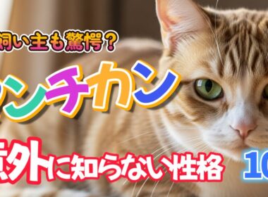 実は飼い主が知らないマンチカンの性格10選