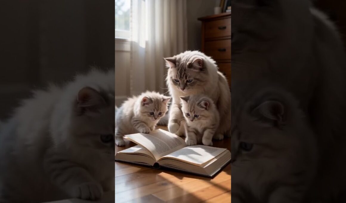 小さなページとぬくもり、ラグドールの子猫たち 🐾  Tiny Pages, Warm Cuddle – Ragdoll Kittens 🐾 #cat #好きな子猫 #kitten #cutecat
