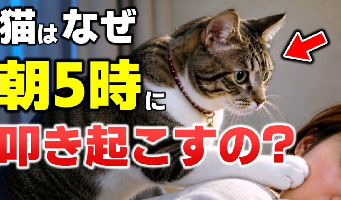 絶対に見逃さないで！猫が朝5時に起こしに来る本当の理由7選