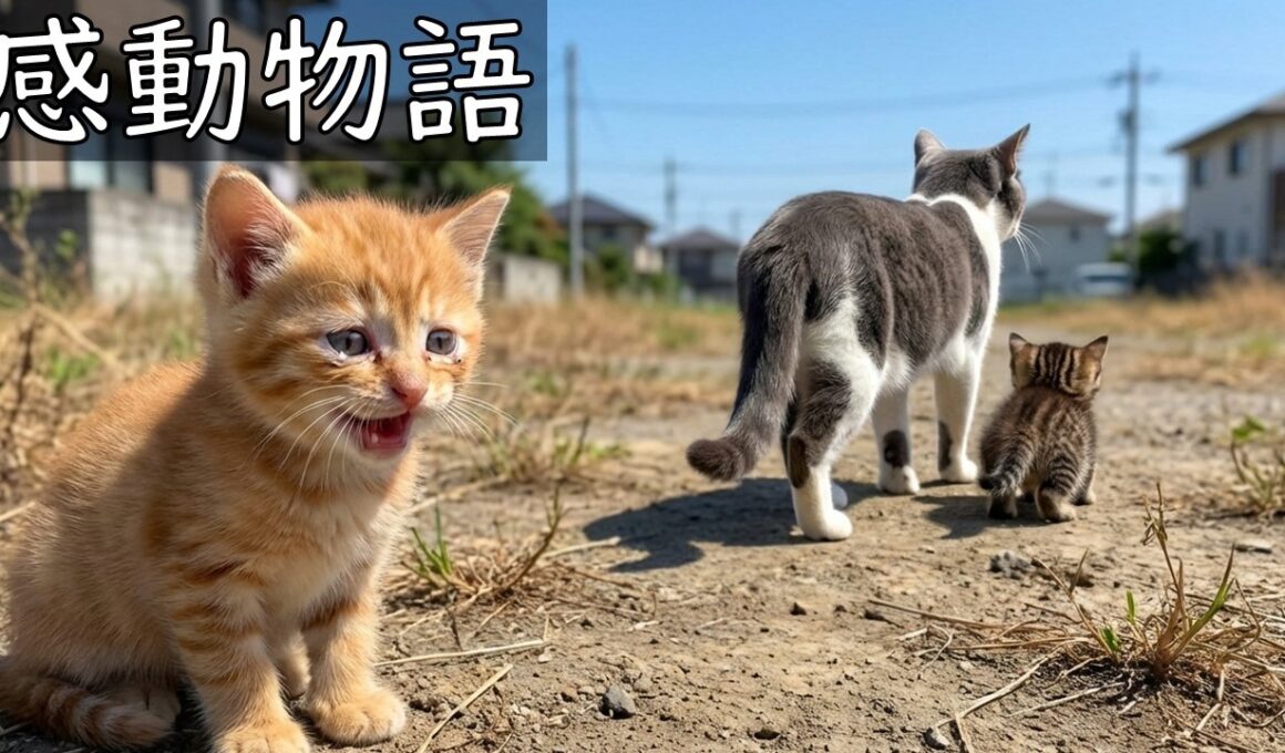 家族を待ち続けた子猫、しかし家族は帰ってこず【猫感動物語】