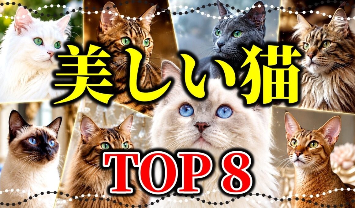 あなたの1位はどれ？世界一美しい猫ランキングトップ8