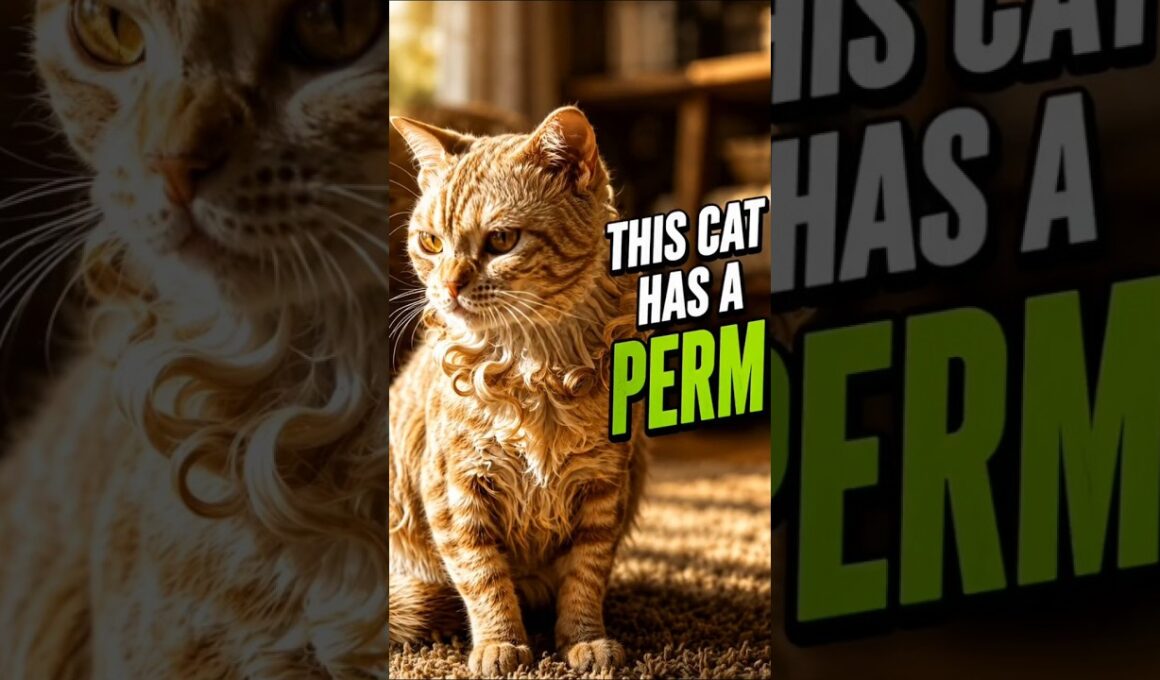 This Cat Has a Natural Perm 😳🐱
