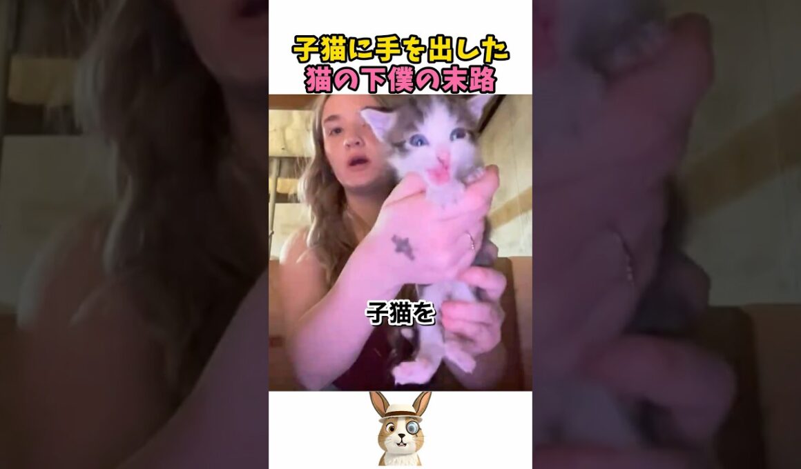 子猫に手を出した猫の下僕の末路