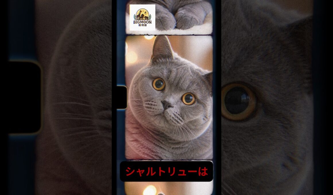 この いきもの がやばい 【シャルトリュー】 かわいいと思ったらチャンネル登録お願いします✨ #bigmoon #ショート #shorts #動物 #かわいい #癒し