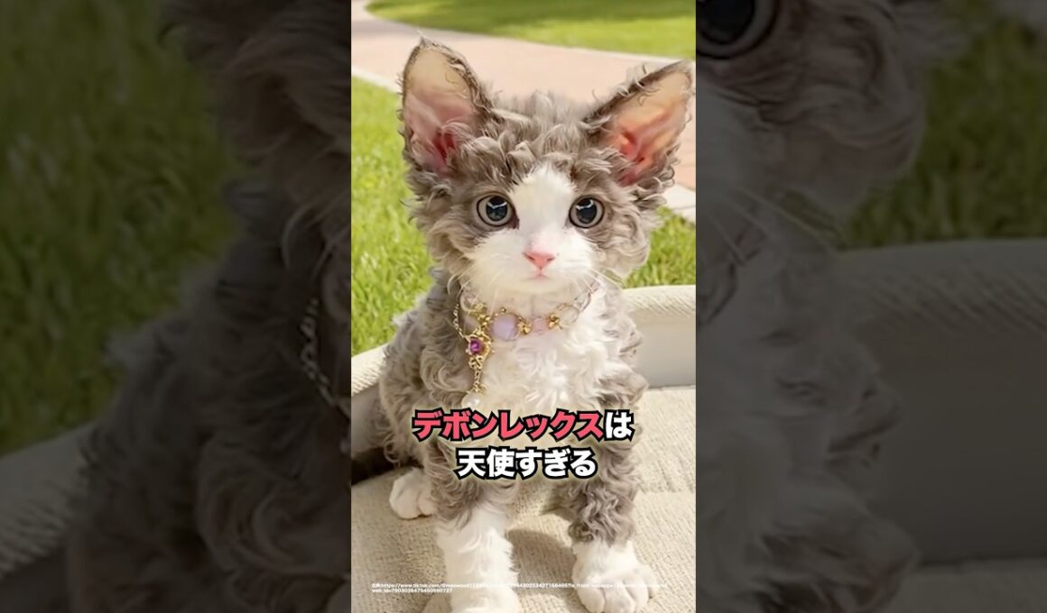 天使？妖精？いいえ猫です😻 #デボンレックス