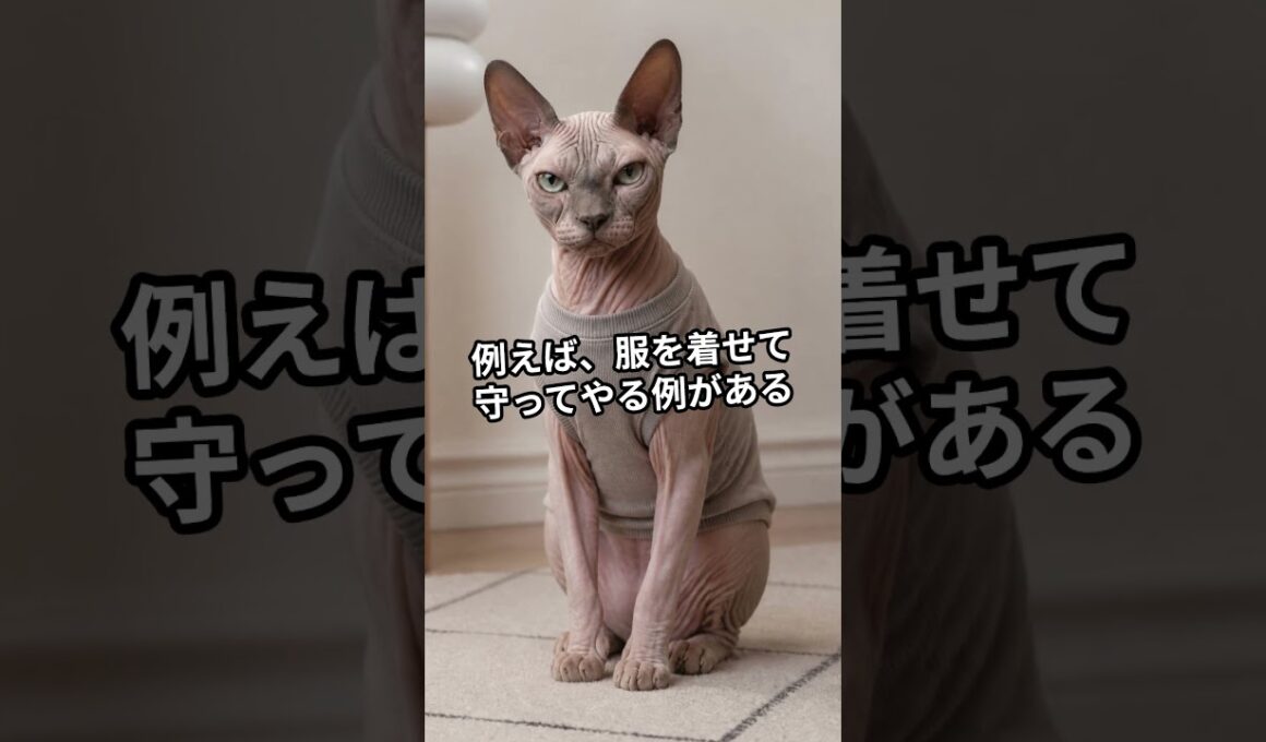 猫 雑学 Ι 毛がないスフィンクス猫、その正体とは