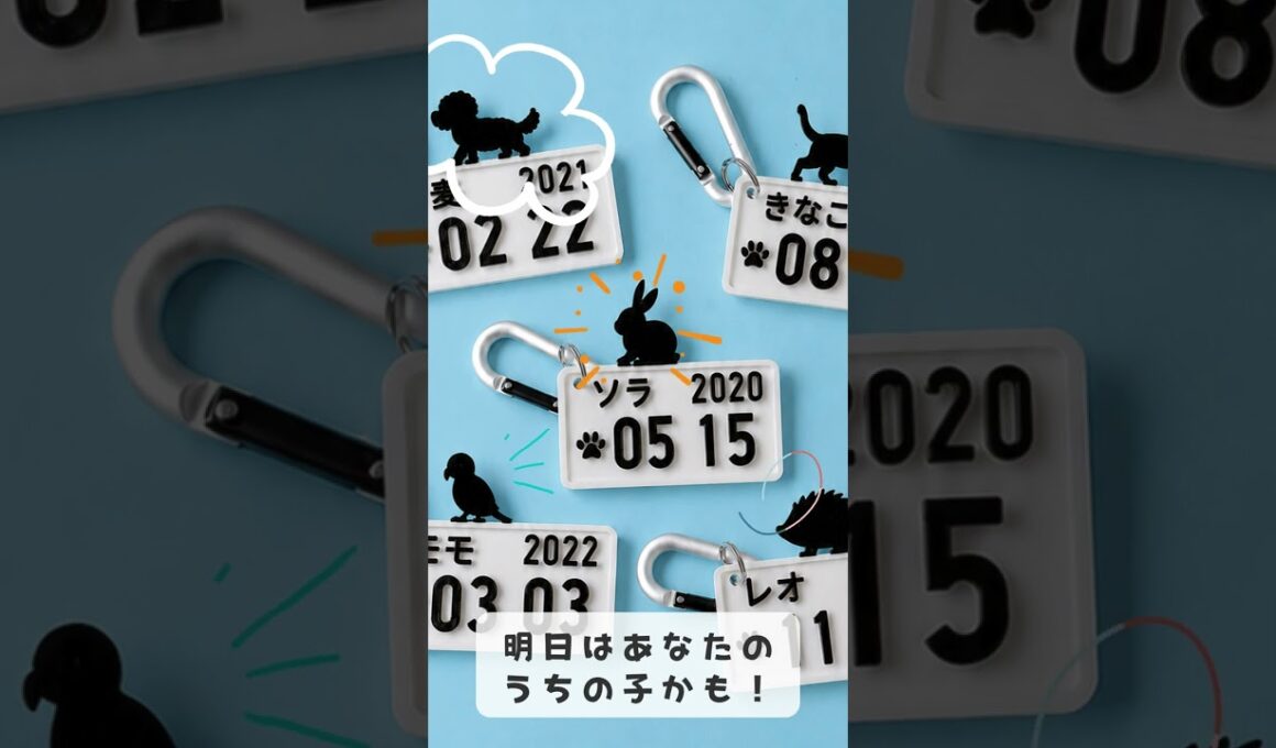 【100日チャレンジ Day036】スフィンクス うちの子ナンバープレート | 3Dプリント名入れキーホルダー #shorts #OnlyOnePlate #うちの子 #スフィンクス