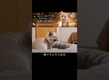 家族に選ばれた子猫・小春が、未来を見たいと願う奇跡の感動物語【第5話】小春が初めて自分から近づいた日