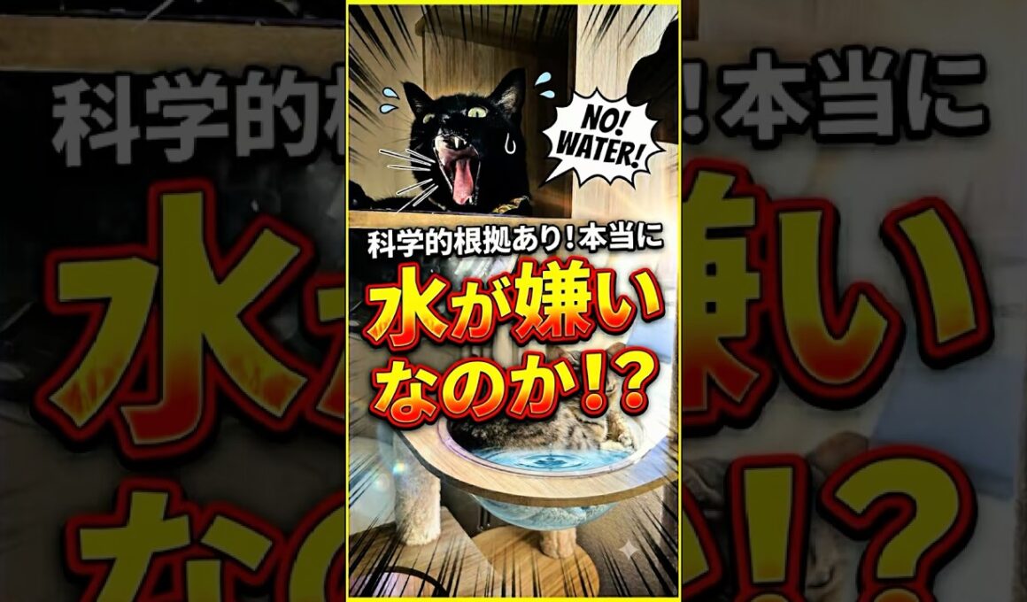 科学的根拠あり！猫は本当に水が嫌いなのか？ #保護猫 #猫のいる暮らし #猫雑学 #猫好き