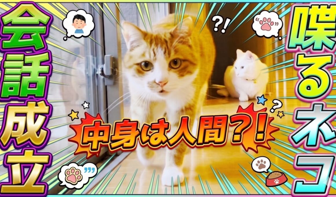 ちょいちょい日本語を喋る長男猫と会話が成立しちゃう件…笑【茶トラのクラちゃん】