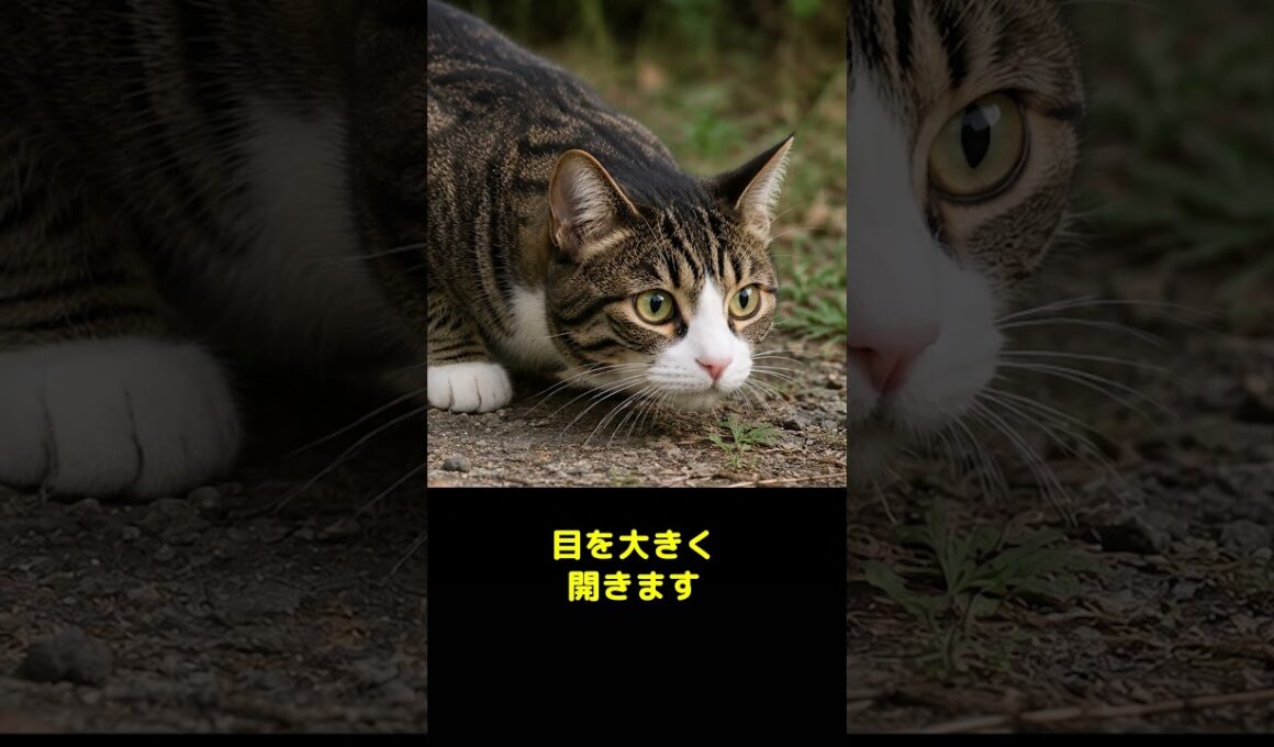ネコはなぜ目を見開く？実は集中のサインだった