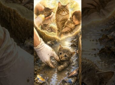 汚れた排水溝で見つけた子猫のその後
