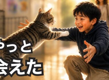 母に置いていかれた子猫。譲渡会で現れたのは“あの日の少年”だった——